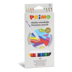 Matite colorate esagonali Primo minabella laccate - Ømina 3,8 mm - Colori Assortiti - 522MINAB12 (conf.12)
