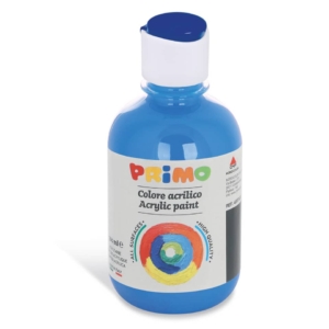 Colore acrilico Primo in bottiglia con tappo dosatore 300 ml Blu Ciano 400TA300501