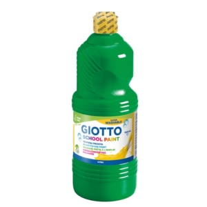 Tempera pronta GIOTTO School Paint in flacone 1 litro Verde - F535512
