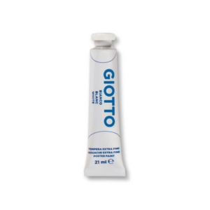 Tubetto tempera GIOTTO Extra ultrafine in tubetto 21 ml Bianco - F35500100