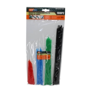 Fascette farmacavo Emi misure miste e Colori Assortiti - Assortiti da 100 a 250 mm - 8107749 (conf.100 fogli)