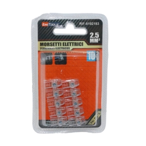 Morsetti elettrici Trasparenti Emi - 2,5 mm - 8102183 (conf.10)