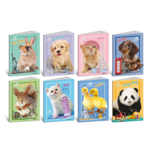 Maxi quaderni Blasetti Cuccioli formato A4 carta 80g/m² - 20+1 fogli - rigatura A - 8555 (conf.10)