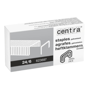Punti metallici per cucitrice CENTRA 24/6 Centra 623697 (conf.2000)