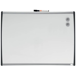 Lavagna bianca cancellabile a secco con cornice ad arco Nobo - 58,5x43 cm 1903783