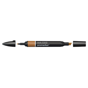 Pennarello Winsor&Newton Promarker doppia punta fine-scalpello 2,5-0,5mm - coffee - 0203036