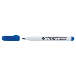 Pennarello per lavagne bianche Tratto Memo punta tonda Blu F854001