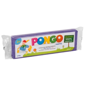 Panetto di plastilina vegetale modellabile 350gr Pongo Viola F603514