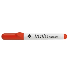 Pennarello per lavagne bianche Tratto Memo punta tonda Rosso F854002