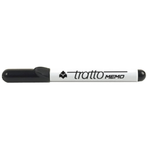 Pennarello per lavagne bianche Tratto Memo punta tonda Nero F854003