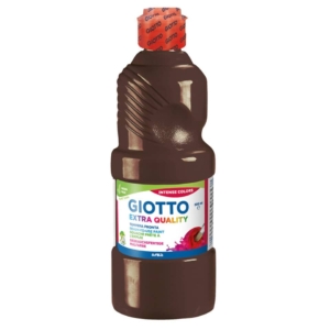 Tempera pronta GIOTTO Extra Quality in flacone 500 ml terra di Siena bruciata - F532825