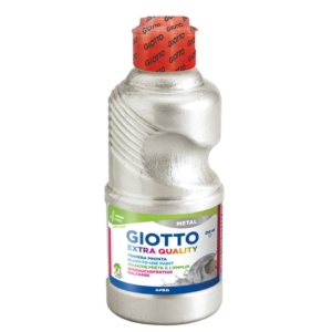 Tempera pronta GIOTTO metal in flacone 250 ml Argento metallizzato - F53140200