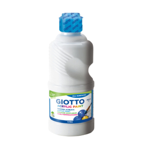 Tempera acrilica GIOTTO in flacone da 250 ml Bianco - F534001