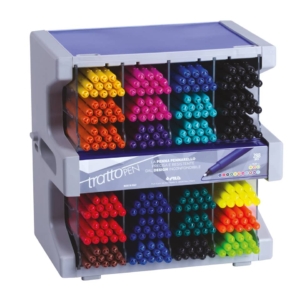 Penne Tratto Pen punta sintetica - Colori Assortiti - F832800 (Espositore modulare 288 pezzi)