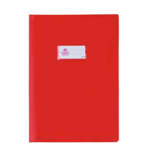 Copriquaderni Coprimaxi Favorit C25E Francese formato A4 in PVC laccato Rosso spessore 250µm - 100500950