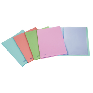 Portalistini Favorit Pastel in PPL opaco 22x30 cm 60 buste fisse lisce Colori Assortiti - 400115583