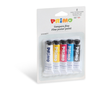 Tempera 12 ml - Primo Colori Assortiti - 442T5BL (conf.5)