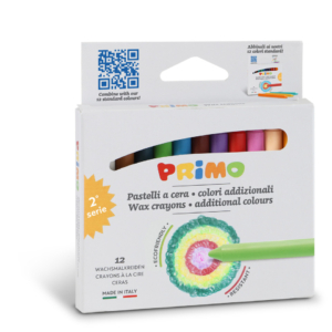Pastelli a cera Primo 9x85 mm - Colori Assortiti 0502PC12AD (conf.12)