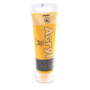 Colore acrilico Primo in bottiglia PET con tappo dosatore 75 ml Giallo Oro - 420TA75220