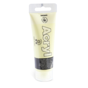 Colore acrilico Primo in bottiglia PET con tappo dosatore 75 ml Giallo limone - 420TA75212