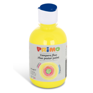 Tempera in bottiglia Primo primi passi 300 ml Giallo fluo 255TF300210