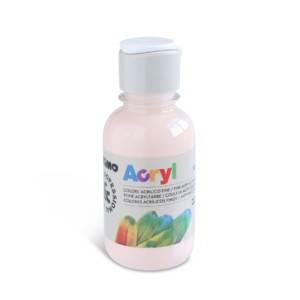 Colore acrilico Primo in bottiglia PET con tappo dosatore 125 ml Rosa carne - 402TA125330
