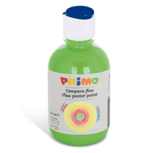 Tempera in bottiglia Primo primi passi 300 ml Verde brillante fluo 255TF300610