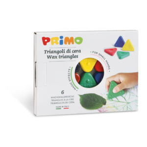 Pastelli di cera triangolari Primo 5 mm Colori Assortiti - 074TRI6 (conf.6)