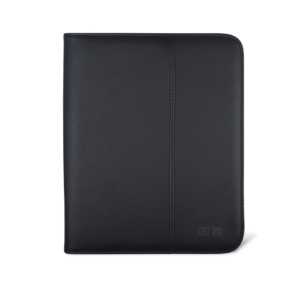 Portablocco City Time Professional A5 in eco-pelle - 20,5x25 cm - Nero - 4850-N