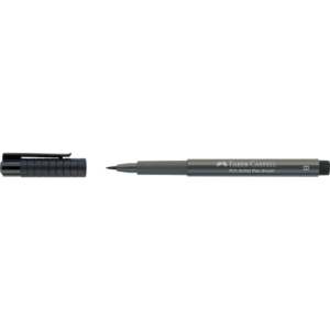 Penna a china Pitt Artist Pen brush Faber-Castell colore Grigio caldo V - 167474 (conf.10)