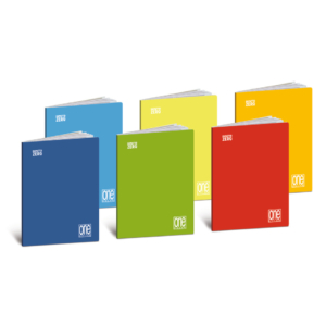 Quaderni Maxi One Color Impatto Zero A4 20+1 fogli - 80g/m² - 4 mm - 7443 (conf.12)
