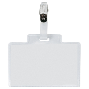 Targa portabadge con clip Sei Rota PASS 3M - formato 9,5x6 cm - 318007 CF.6 (conf.100)
