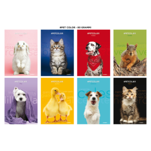 Maxi quaderni Blasetti Cuccioli formato A4 carta 80g/m² - 20+1 fogli - rigatura 10 mm - 8560 (conf.10)