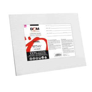 Cartone telato per pittura DOM 300gr 35x50 cm - bordo 3 mm - 354/3550