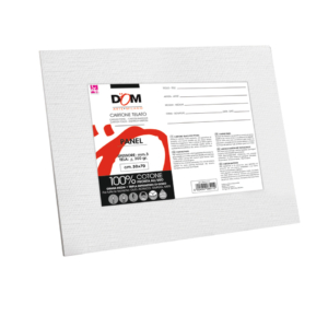 Cartone telato per pittura DOM 300gr 50x70 cm - bordo 3 mm - 354/5070