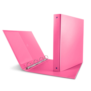 Raccoglitore Sei Rota Nettuno - 4 anelli a R 30 mm - A4 - dorso 3,5 cm - colore Rosa - 36803149