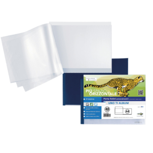 Portalistini UNO T Sei Rota ad album PP buccia - 30x22 cm - 48 interni - Blu - 55244807 CF.15 -14