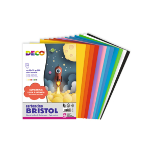 Cartoncini colorati Deco Bristol Colori Assortiti 200g/m² 50x70 cm (conf.21)