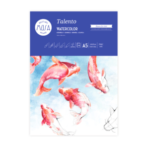 Carta per acquerello Musa Talento - Blocchi A5 - 300g/m² - 10 fogli - MU131295