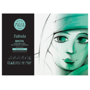 Blocco collato Belle Arti Musa Tabula Bristol - 240g/m² - A3 20 fogli - MU136293
