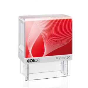 Timbro rettangolare Colop formato 14x38 mm personalizzabile - Printer 20 PR20G7
