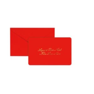 Biglietti auguri di Natale Rex-Sadoch formato 14x9 cm - Rosso - 2107 (conf.100)