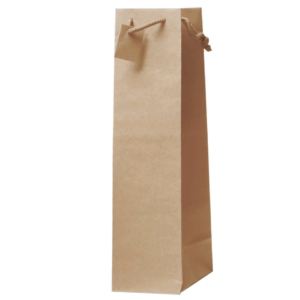 Borse portabottiglie in carta kraft Decoration Avana - formato magnum - BCA338NA (conf.10)