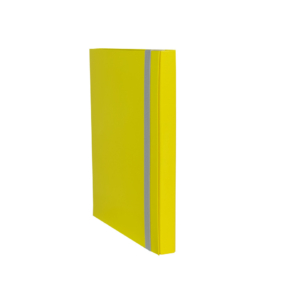 Cartella con elastico in presspan Cartotecnica del Garda 35x50 cm colore Giallo - CG0080PDXXXAN04
