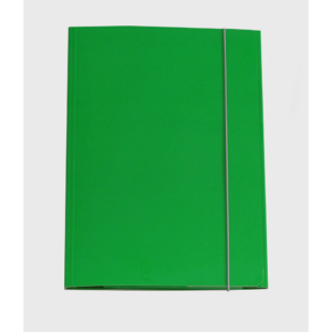 Cartella con elastico Cartotecnica del Garda 25x34,5 cm 0,8 mm colore Verde - CG0032LBXXXAE03