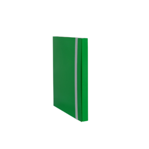 Cartella con elastico in presspan Cartotecnica del Garda 35x50 cm colore Verde - dorso espandibile 0-4 cm - CG0080PDXXXAN03
