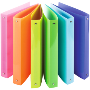 Raccoglitore 4 anelli Nikoffice in Colori Assortiti Ø30 - fluo - 01NIK382/A