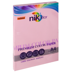 Carta colorata colori forti formato A4 Nikoffice 5 Colori Assortiti forti 160g/m² 125 fogli - 23NIK095/160