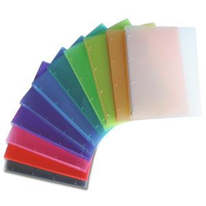 Raccoglitore Trasparenti 4 anelli Nikoffice in Colori Assortiti Ø30 - colorato