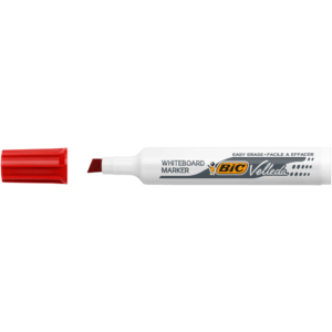Pennarello per lavagne bianche BIC Velleda 1791 punta a scalpello tratto 3,3-4,6mm Rosso - 9431981
